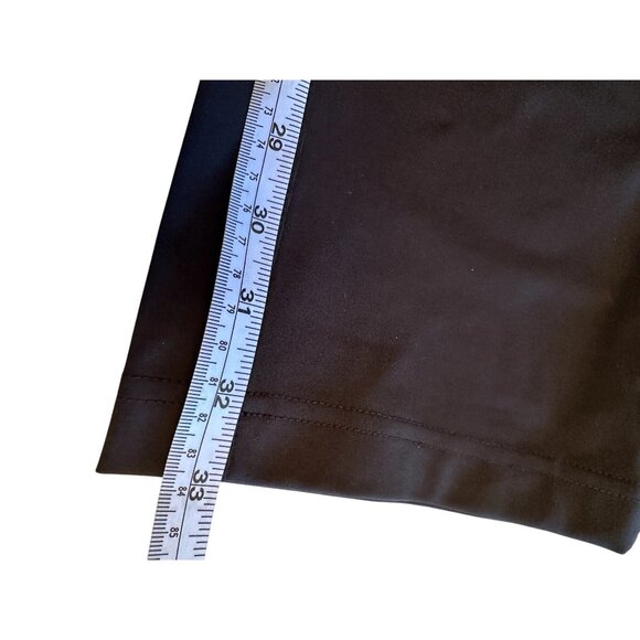 Alo Men's Black Pants 33R Lightweight Durable Polyester Cotton Blend Relaxed Fit - Picture 12 of 13